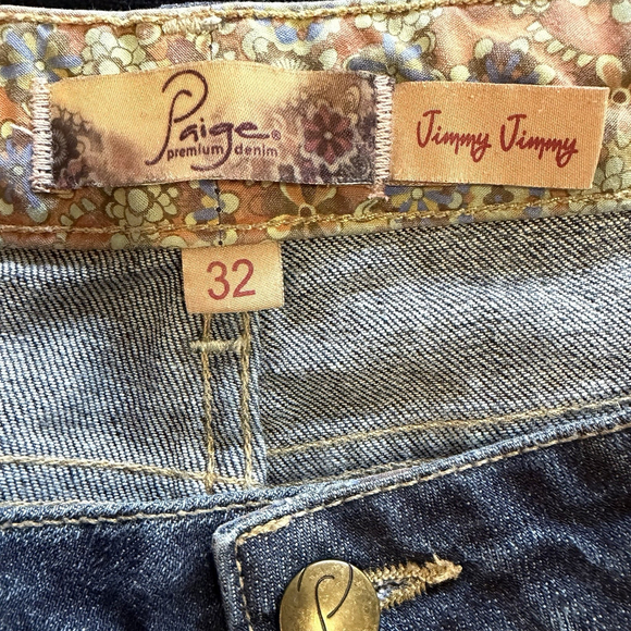 Paige Denim - Jimmy Jimmy Skinny Boyfriend Jeans - Size 32 - Picture 8 of 11